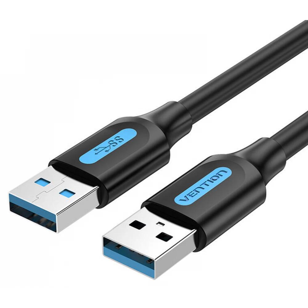 VENTION USB 3.0 A Male to A Male Cable 2M Black PVC Type (CONBH) (VENCONBH)