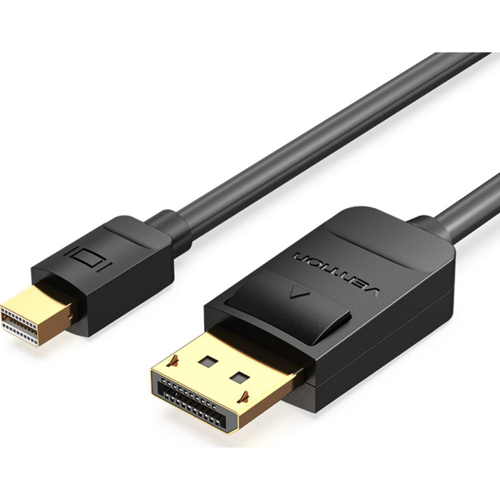 VENTION Mini DisplayPort to DisplayPort Cable 2M Black (HAABH) (VENHAABH)