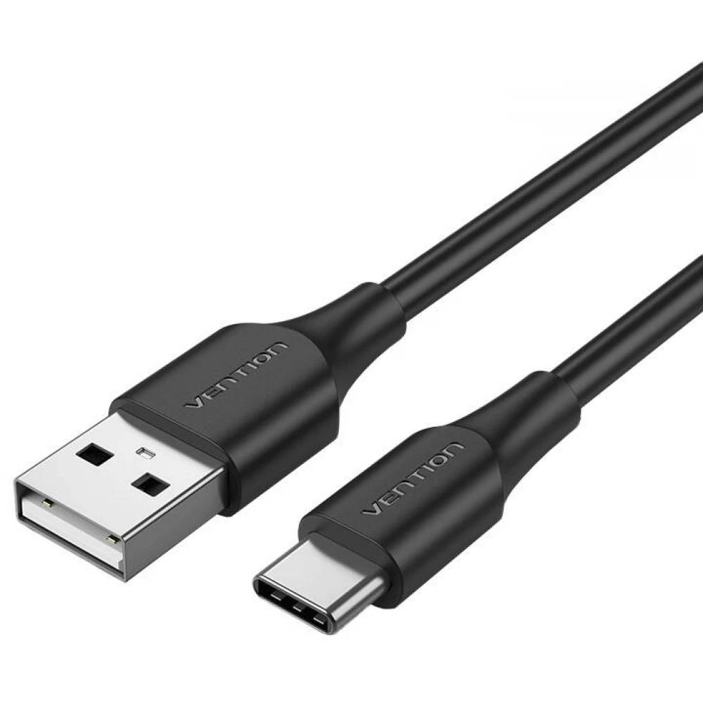 VENTION USB 2.0 A Male to Type-C Male 3A Cable 0.5M Black (CTHBD) (VENCTHBD)