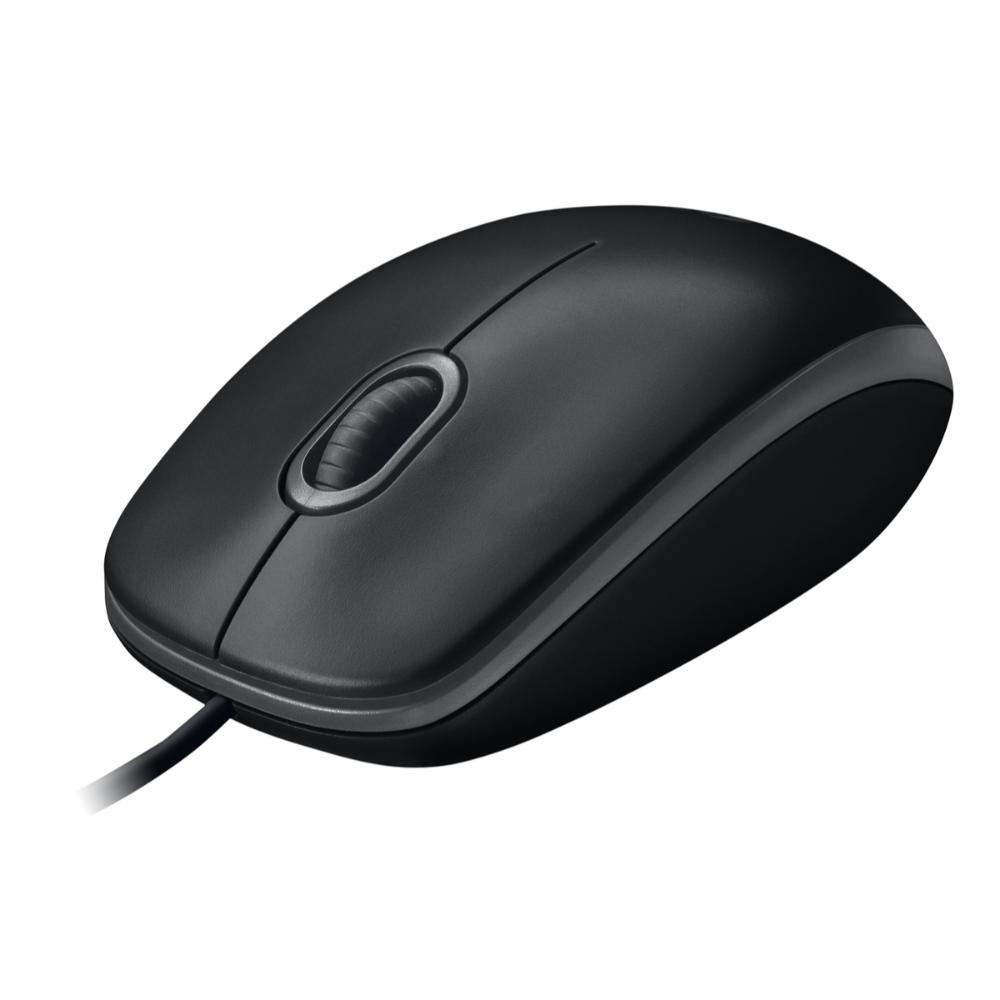 Logitech M100 Ενσύρματο Ποντίκι Μαύρο (910-006652) (LOGM100BK)