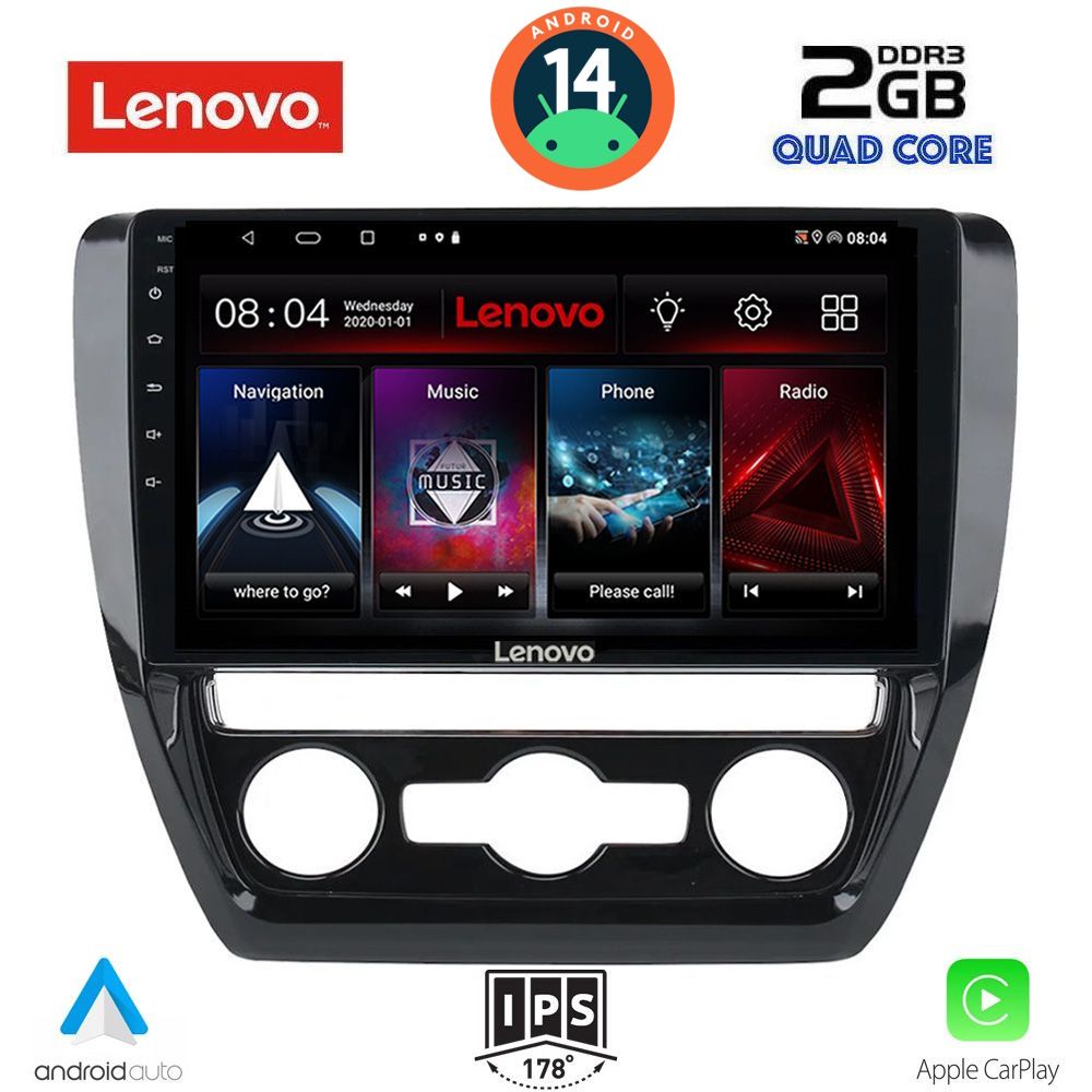 LENOVO LVD 2741_CPA (10inc) MULTIMEDIA TABLET for VW JETTA mod. 2010-2016