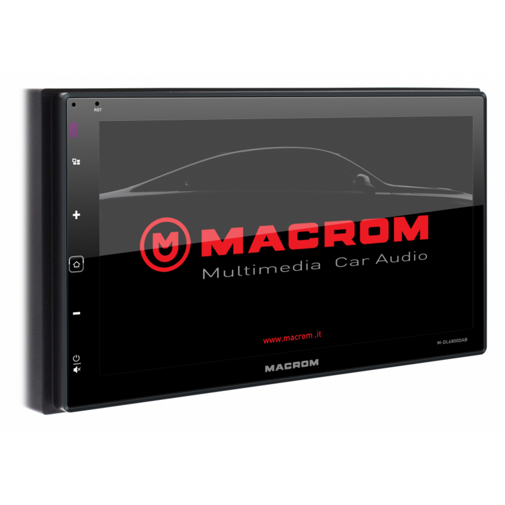 Macrom m-Dl6800dab 6.8-Inch Monitor, Dab+ / fm / am Receiver, Bluetooth, usb Memory Άμεση Παράδοση