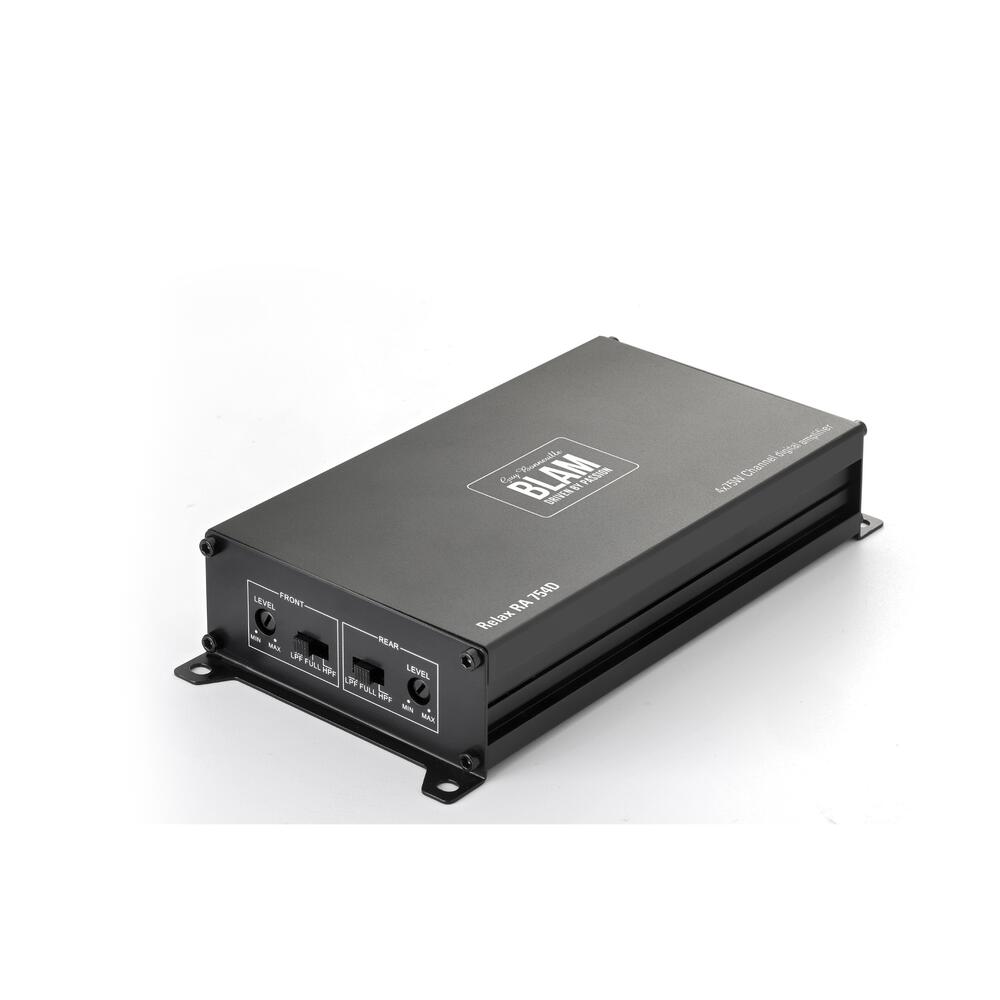 Ultra-Compact 4 Channels Amplifier compatible With oem Head Units