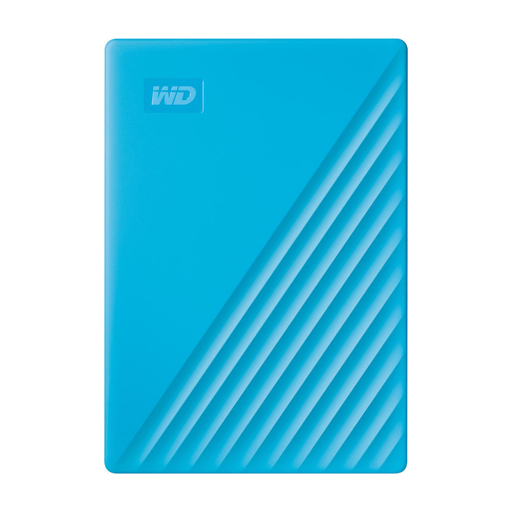 Western Digital My Passport 2TB External USB 3.2 Gen 1 Portable Hard Drive (Blue) (WDBYVG0020BBL-WESN)