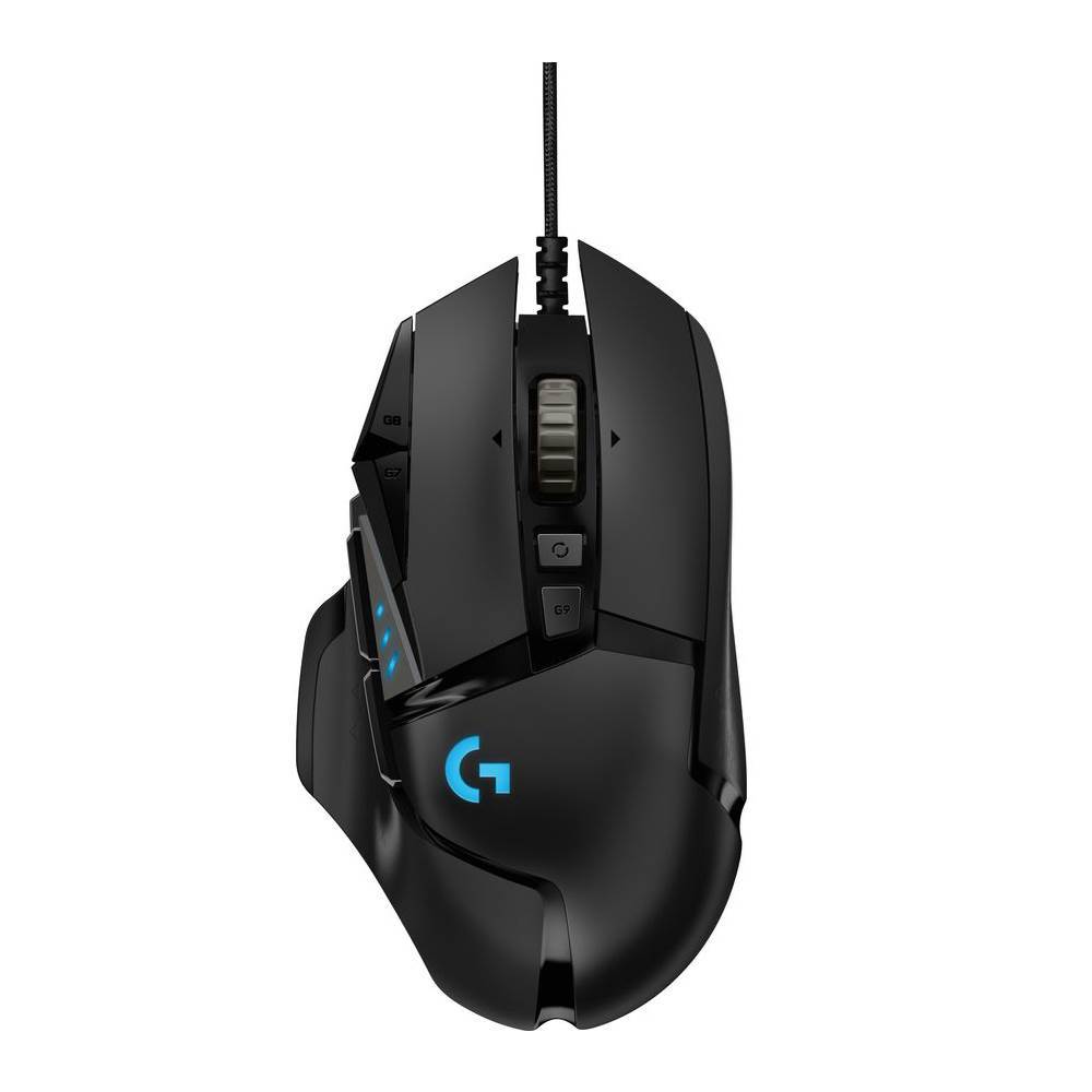 Logitech G502 Hero USB Gaming Mouse Black (910-005470) (LOGG502H)