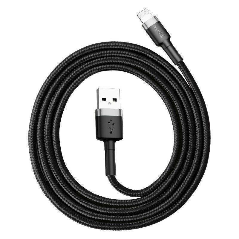 Baseus Cafule USB-A to Lightning Cable Γκρι 2m