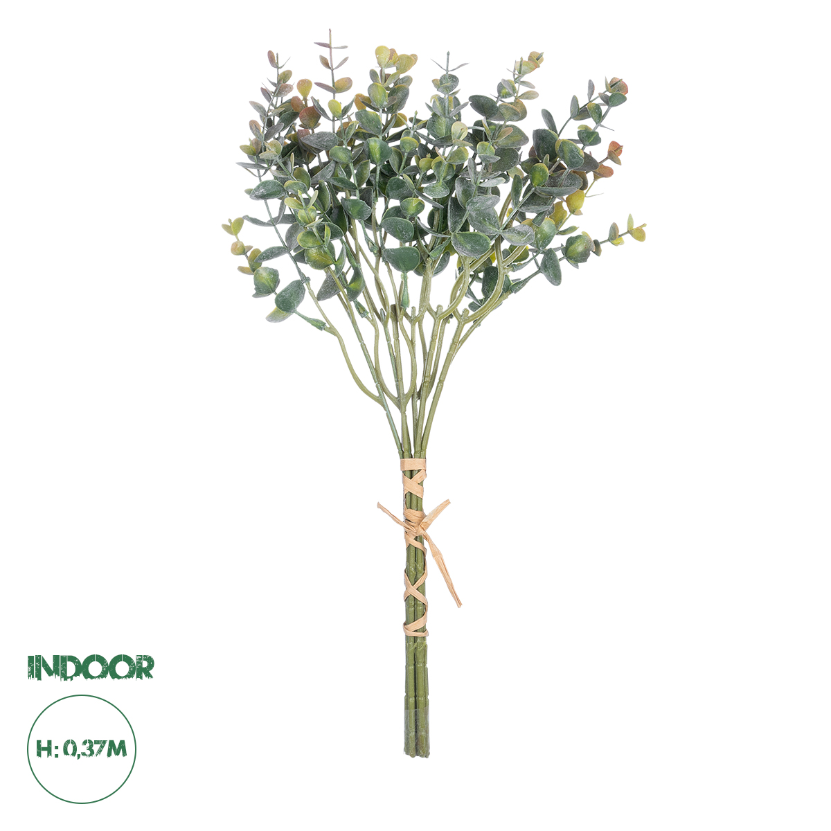 GloboStar® Artificial Garden EUCALYPTYS BRANCH 20776 Τεχνητό Διακοσμητικό Κλαδί Ευκαλύπτου Y37cm