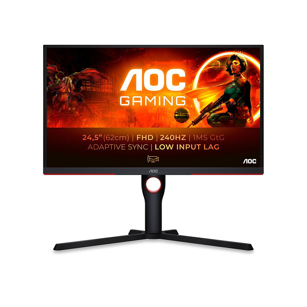 AOC 25G3ZM/BK FHD Ergonomic Gaming Monitor 25" 240Hz (AOC25G3ZM)