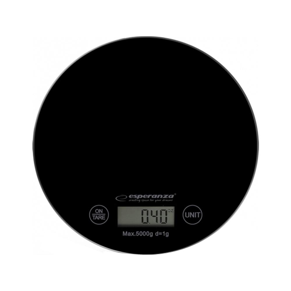 Esperanza EKS003 Ψηφιακή Ζυγαριά Κουζίνας 1gr/5kg Black (EKS003K) (ESPEKS003K)