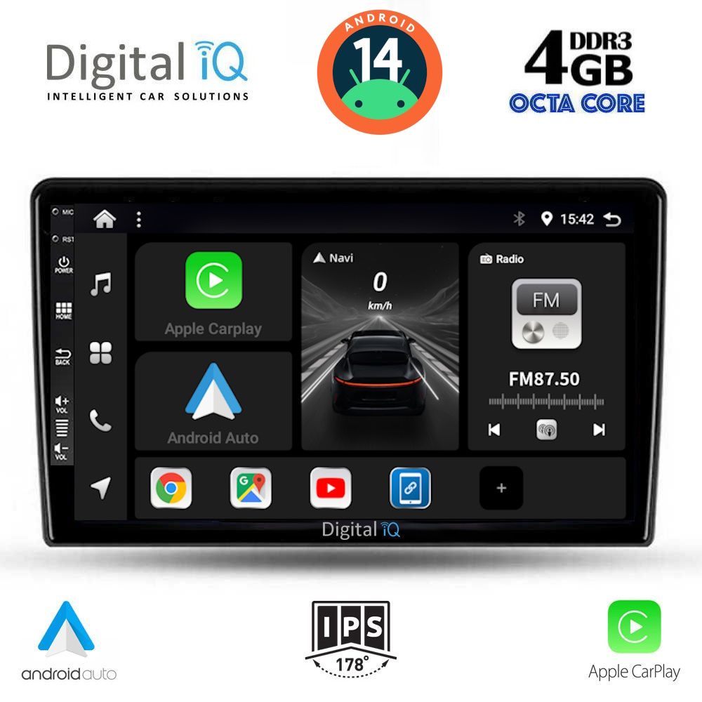 DIGITAL IQ BXF 6026_CPA (9inc) MULTIMEDIA TABLET for ALFA ROMEO GIULIETTA mod 2014-2020