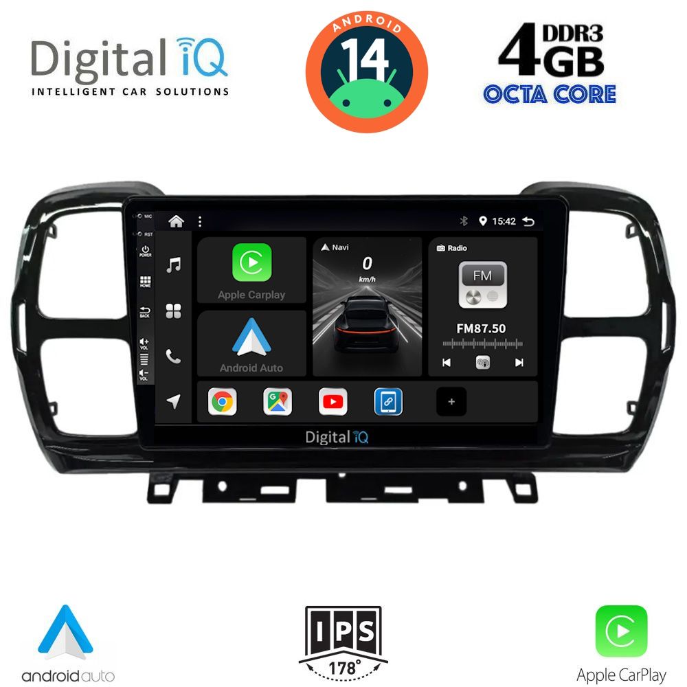 DIGITAL IQ BXF 6088_CPA (9inc) MULTIMEDIA TABLET for CITROEN C5 AIRCROSS mod. 2017-2021