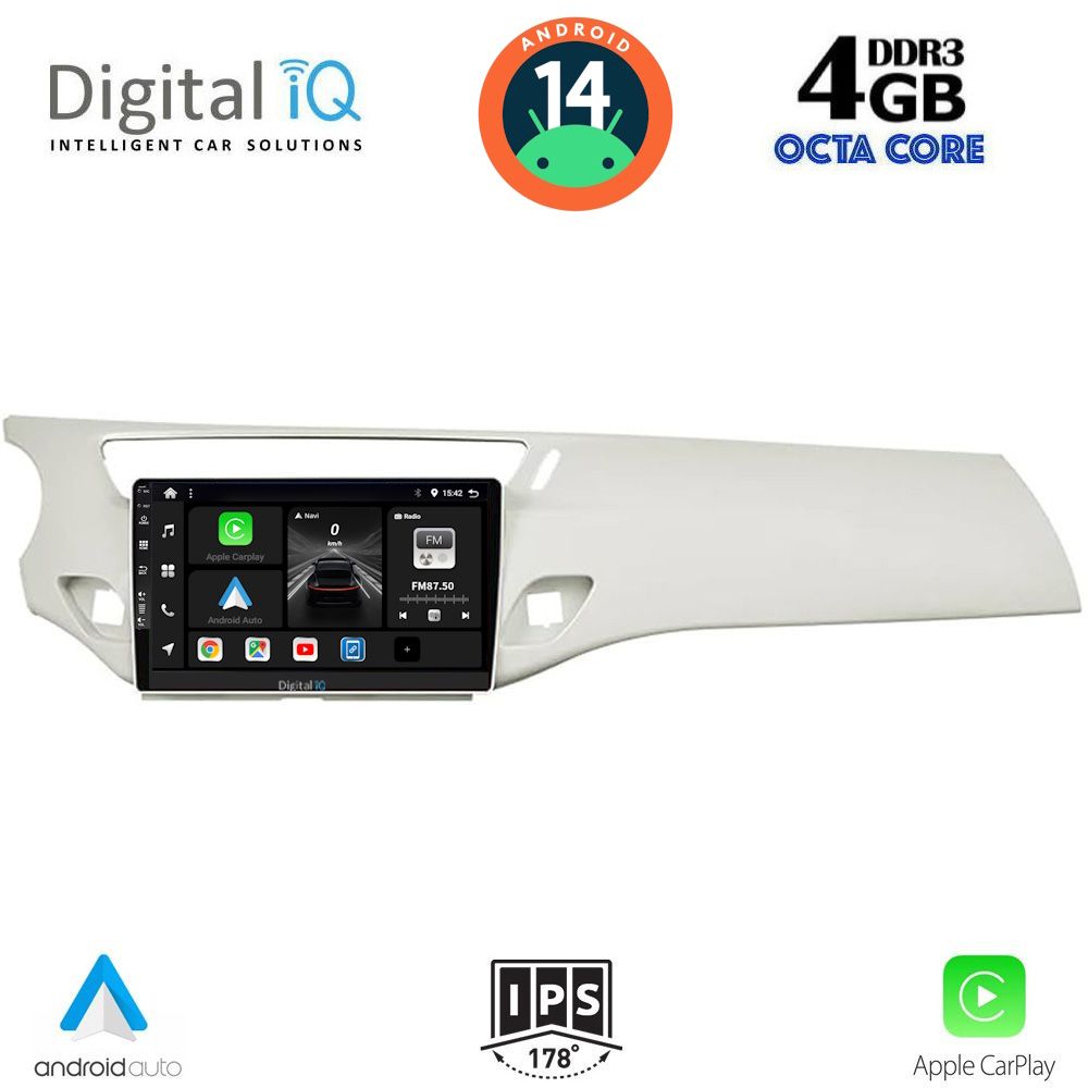 DIGITAL IQ BXF 6092_CPA (9inc) MULTIMEDIA TABLET for CITROEN C3 - DS3 mod. 2009-2016