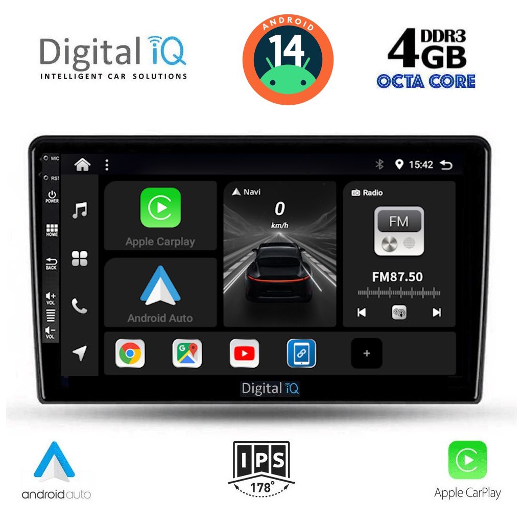 DIGITAL IQ BXF 6103B_CPA (9inc) MULTIMEDIA TABLET for DACIA DUSTER mod. 2012-2019