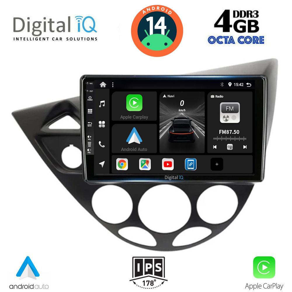 DIGITAL IQ BXF 6169_CPA (9inc) MULTIMEDIA TABLET for FORD FOCUS mod. 1998-2004