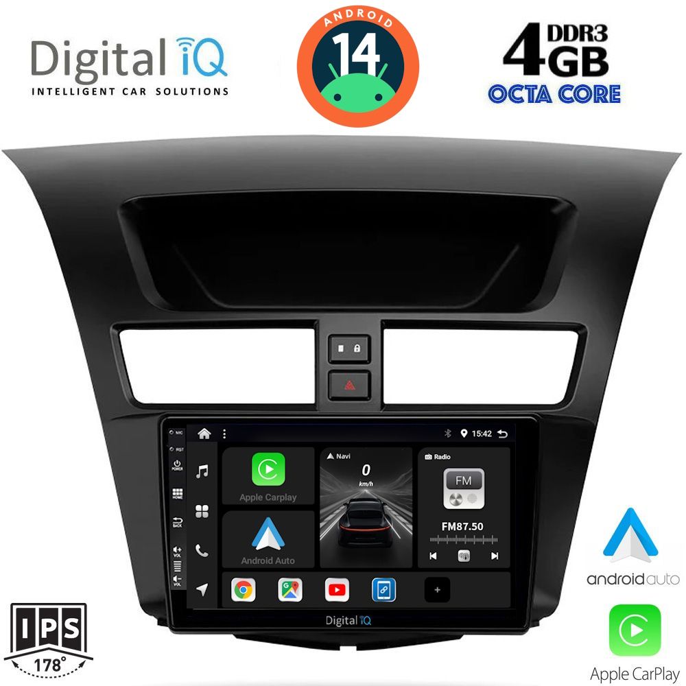 DIGITAL IQ BXF 6364_CPA (9inc) MULTIMEDIA TABLET for MAZDA BT50 mod. 2012-2019