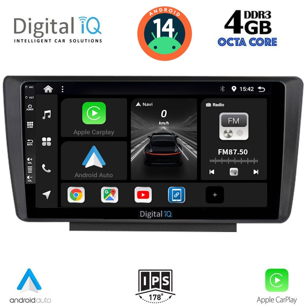 DIGITAL IQ BXF 6594_CPA (9inc) MULTIMEDIA TABLET for SKODA OCTAVIA 5 mod. 2005-2012