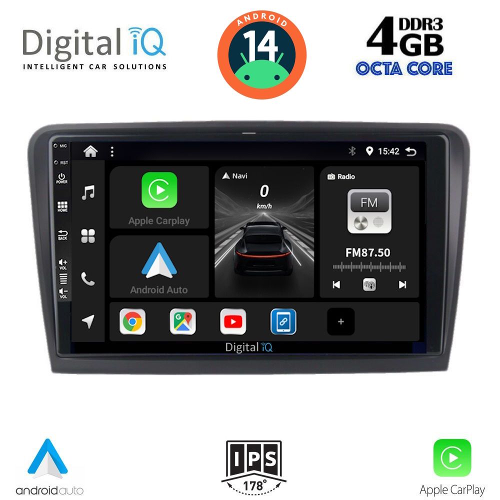 DIGITAL IQ BXF 6601_CPA (9inc) MULTIMEDIA TABLET for SKODA RAPID mod. 2012&gt;