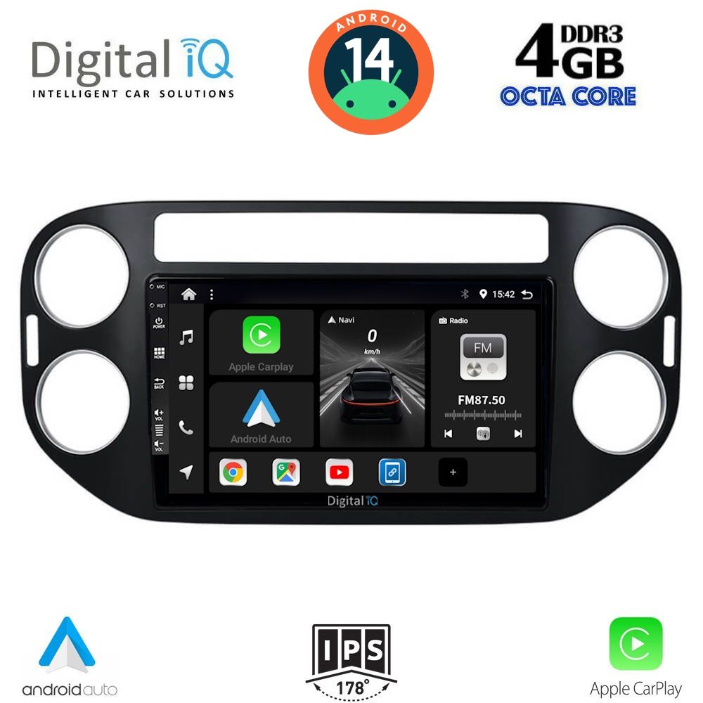 DIGITAL IQ BXF 6760_CPA (9inc) MULTIMEDIA TABLET for VW TIGUAN mod. 2004-2016