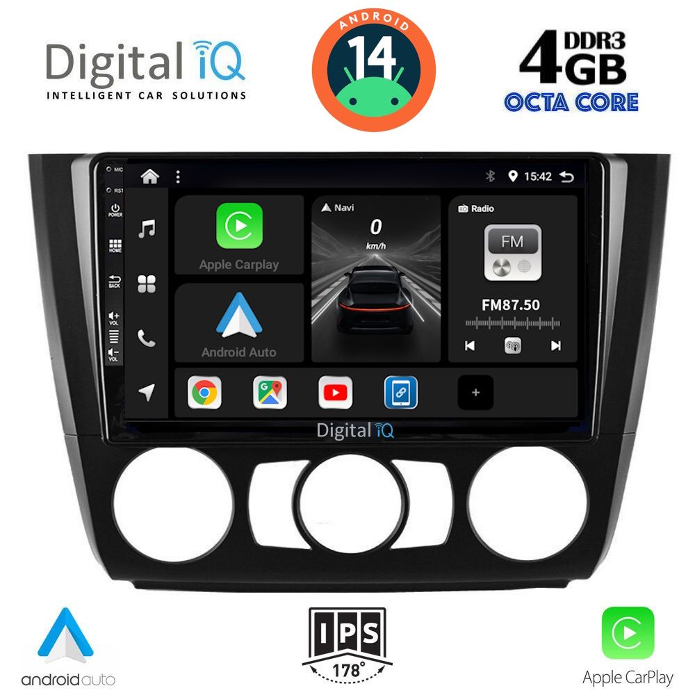 DIGITAL IQ BXF 6040_CPA A/C (9inc) MULTIMEDIA TABLET for BMW S.1 E81-82-87-88 mod. 2004-2013