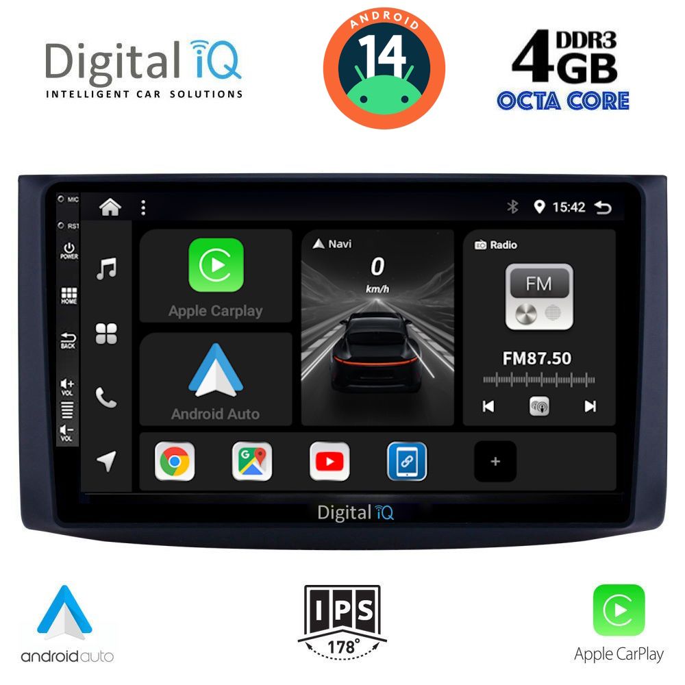 DIGITAL IQ BXF 6072_CPA (9inc) MULTIMEDIA TABLET for CHEVROLET AVEO mod. 2006-2010