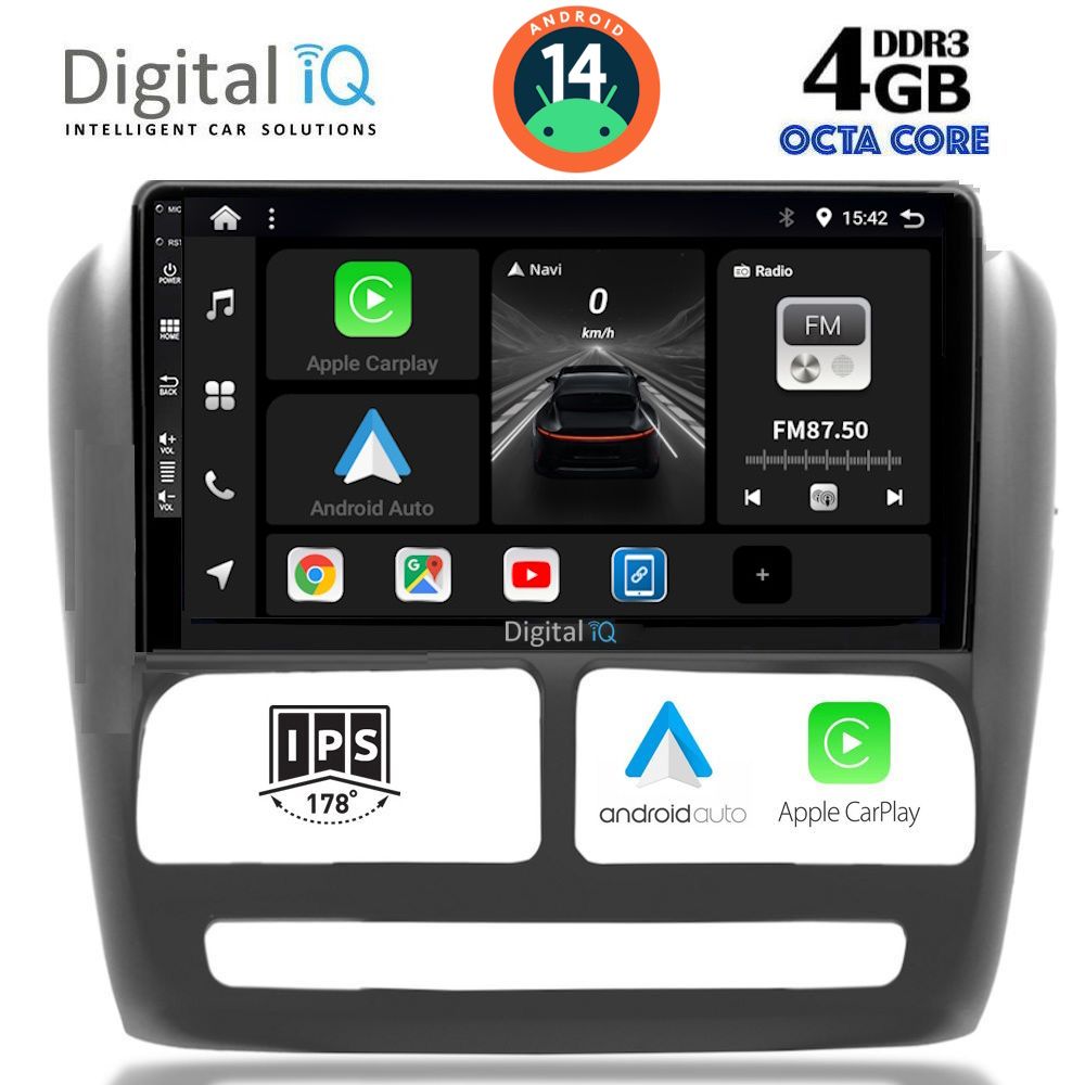 DIGITAL IQ BXF 6137_CPA (9inc) MULTIMEDIA TABLET for FIAT DOBLO mod. 2010-2015