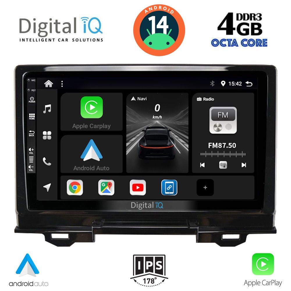 DIGITAL IQ BXF 6202_CPA (9inc) MULTIMEDIA TABLET for HONDA HRV mod. 2021>