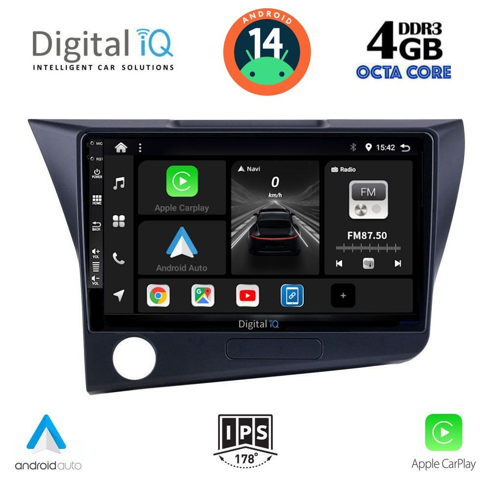 DIGITAL IQ BXF 6203_CPA (9inc) MULTIMEDIA TABLET for HONDA CRZ mod. 2010-2016