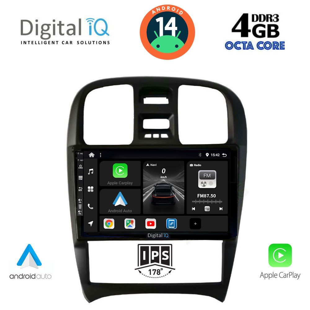 DIGITAL IQ BXF 6247_CPA (9inc) MULTIMEDIA TABLET for HYUNDAI SONATA mod. 2000-2006