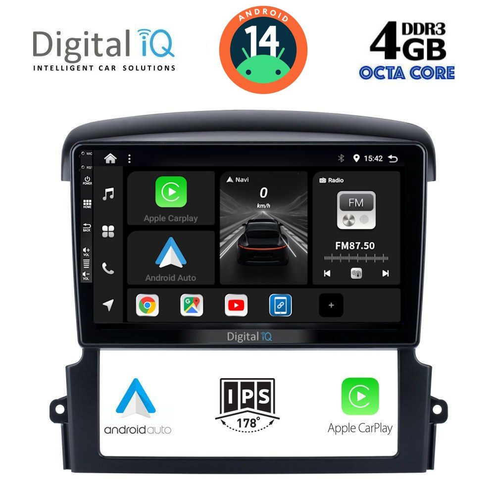 DIGITAL IQ BXF 6317_CPA (9inc) MULTIMEDIA TABLET for KIA SORENTO mod. 2006-2009