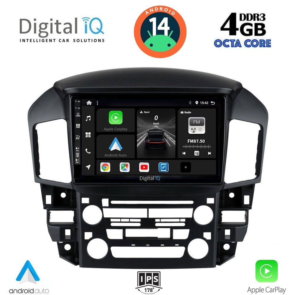 DIGITAL IQ BXF 6344_CPA (9inc) MULTIMEDIA TABLET for LEXUS RX 300 mod. 1998-2003