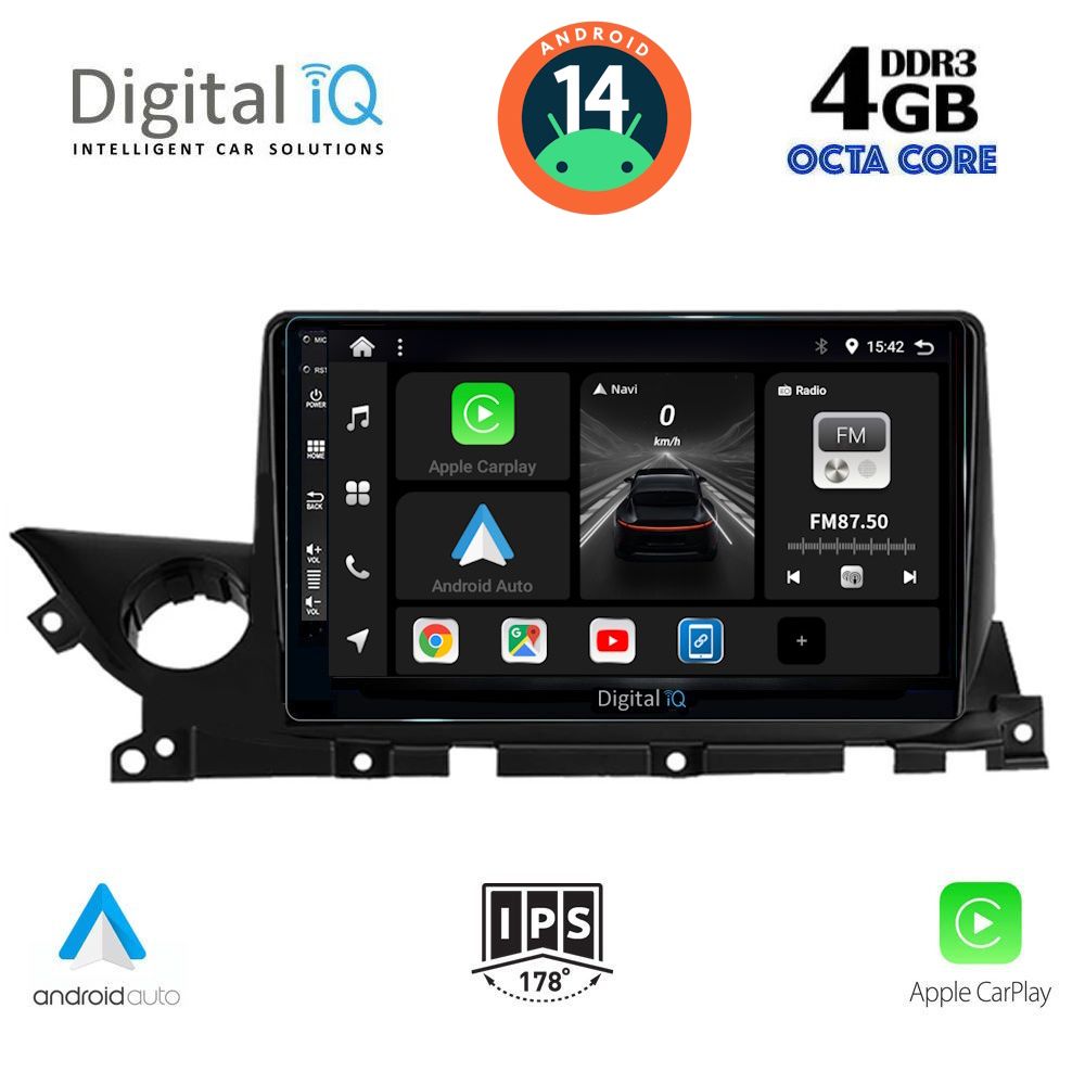 DIGITAL IQ BXF 6379B_CPA (9inc) MULTIMEDIA TABLET for MAZDA 6 mod. 2021&gt;