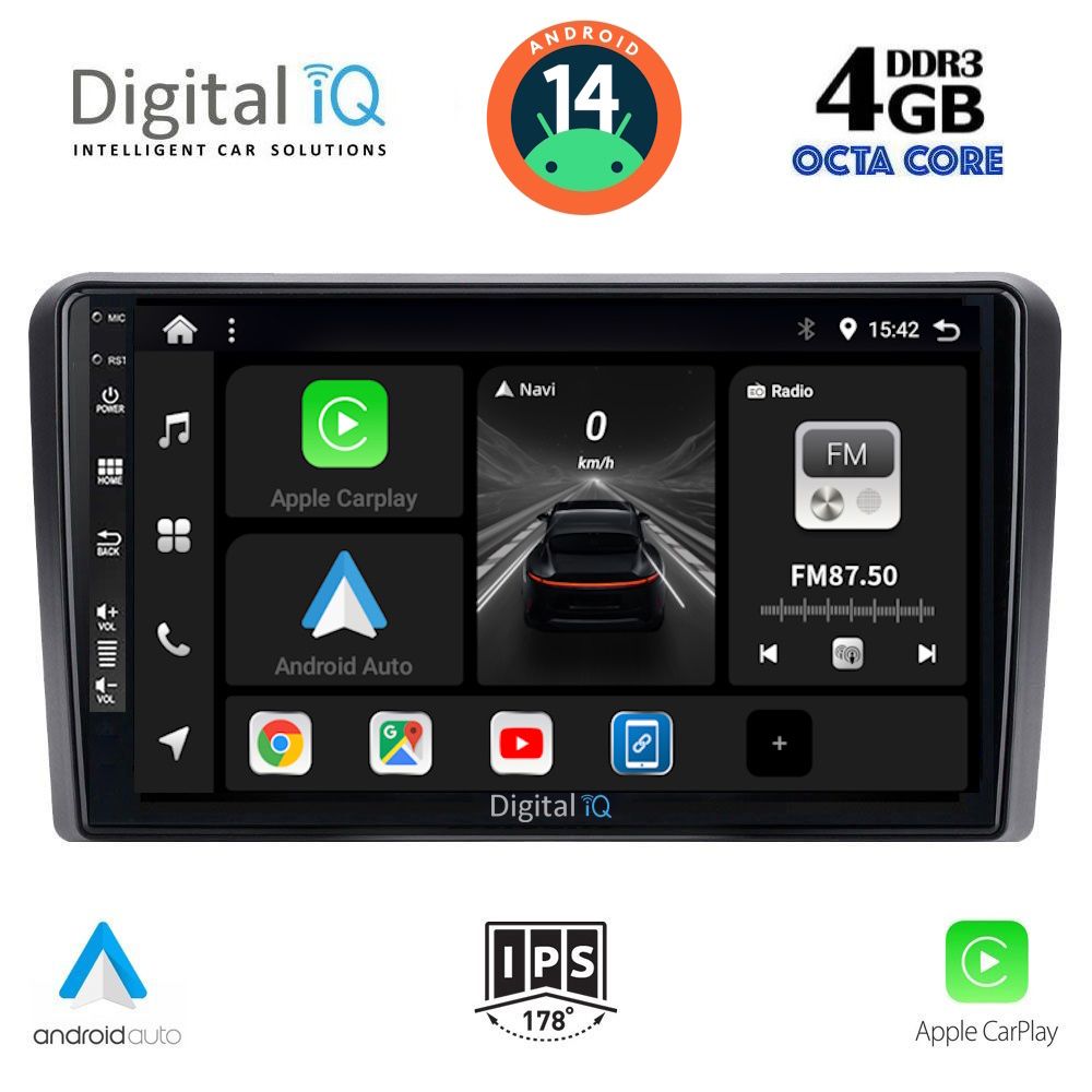 DIGITAL IQ BXF 6441_CPA (9inc) MULTIMEDIA TABLET for MITSUBISHI OUTLANDER mod. 2001-2005