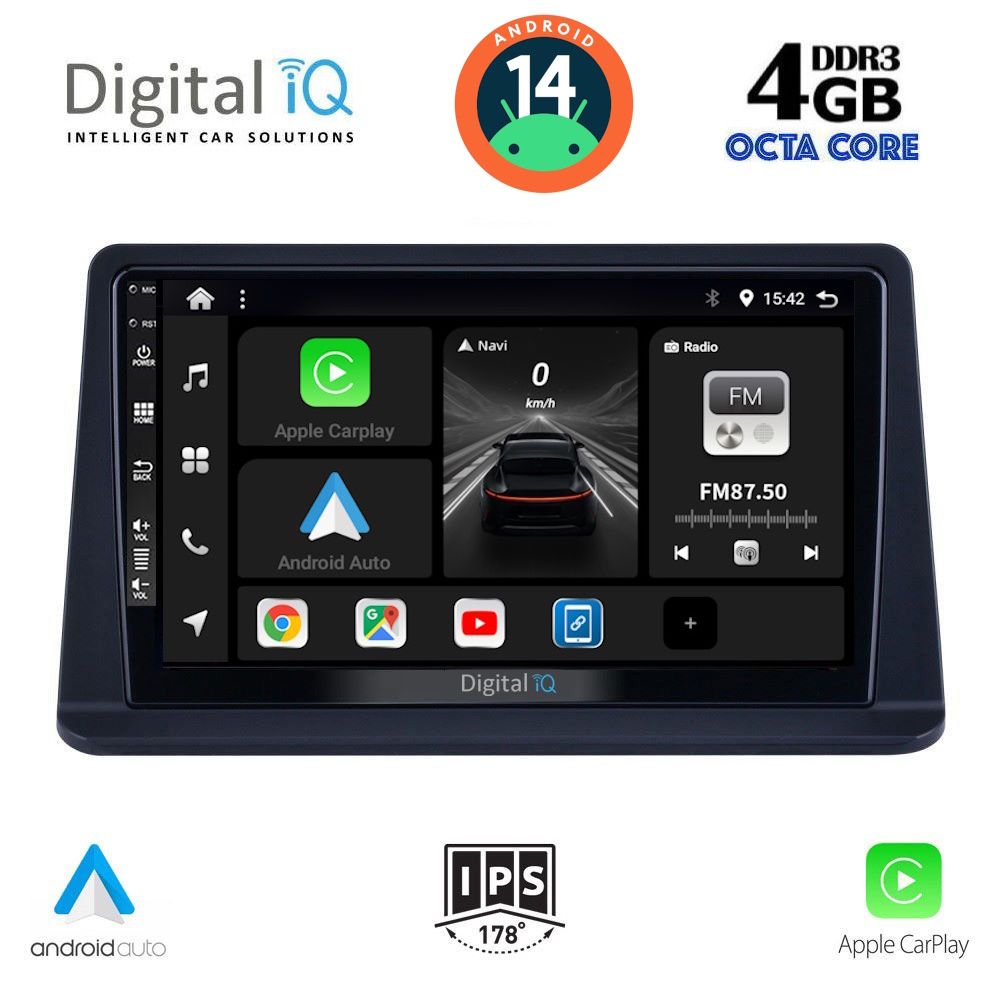 DIGITAL IQ BXF 6445_CPA (9inc) MULTIMEDIA TABLET for MITSUBISHI PAJERO mod. 1999-2006