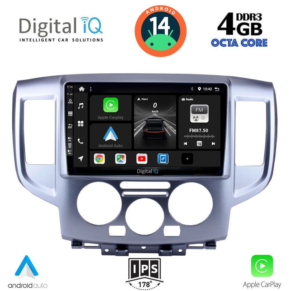 DIGITAL IQ BXF 6458_CPA (9inc) MULTIMEDIA TABLET for NISSAN NV 200 mod. 2009>