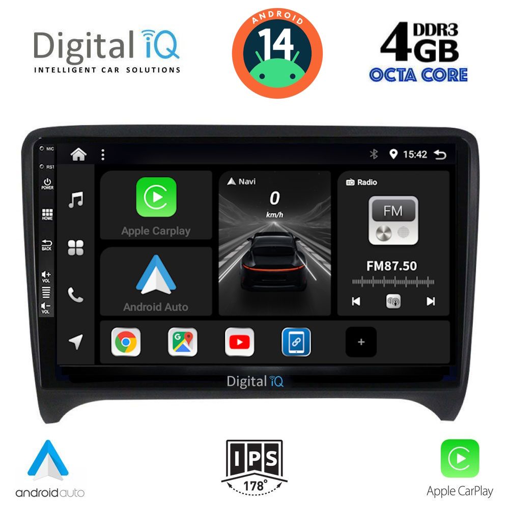 DIGITAL IQ BXF 6009_CPA (9inc) MULTIMEDIA TABLET for AUDI TT mod. 2007-2015