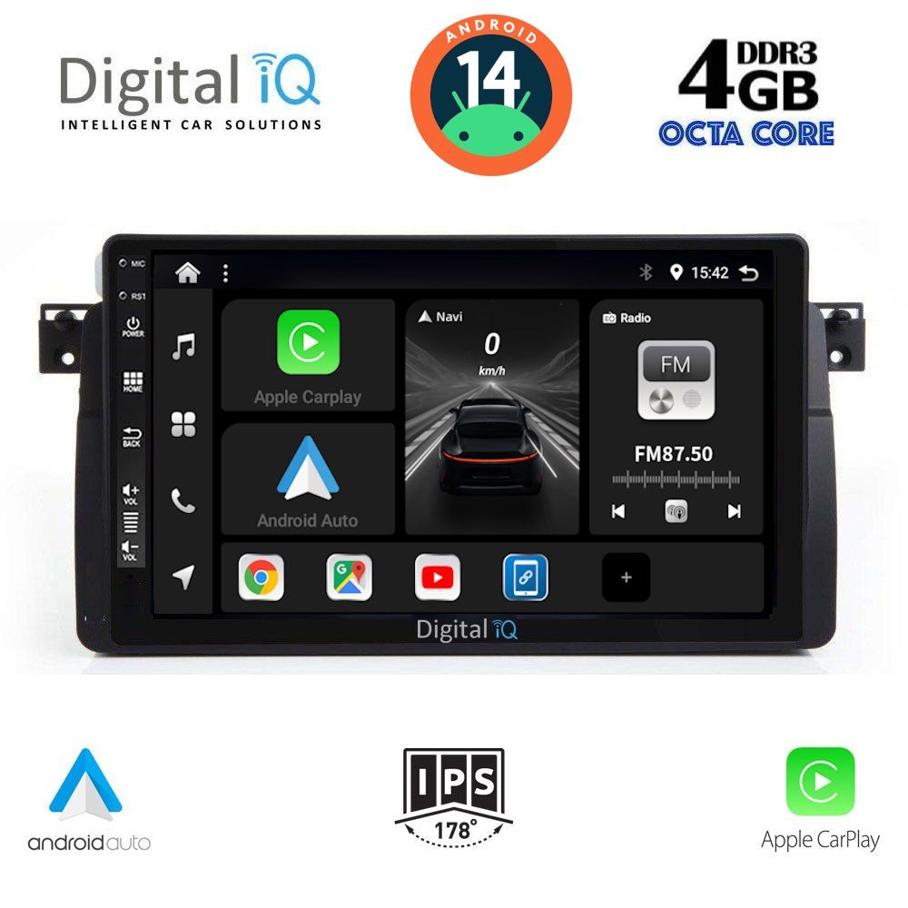 DIGITAL IQ BXF 6042_CPA (9inc) MULTIMEDIA TABLET for BMW E46 mod. 1998-2005