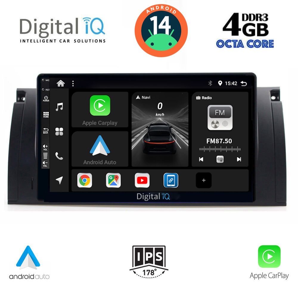 DIGITAL IQ BXF 6045_CPA (9inc) MULTIMEDIA TABLET for BMW Series 5 (E39) mod. 1997-2005 | X5 (E53) mod. 1999-2006