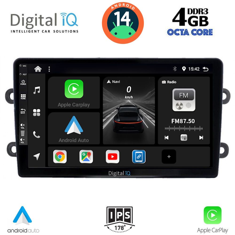 DIGITAL IQ BXF 6102_CPA (9inc) MULTIMEDIA TABLET for DACIA DUSTER mod. 2012-2019