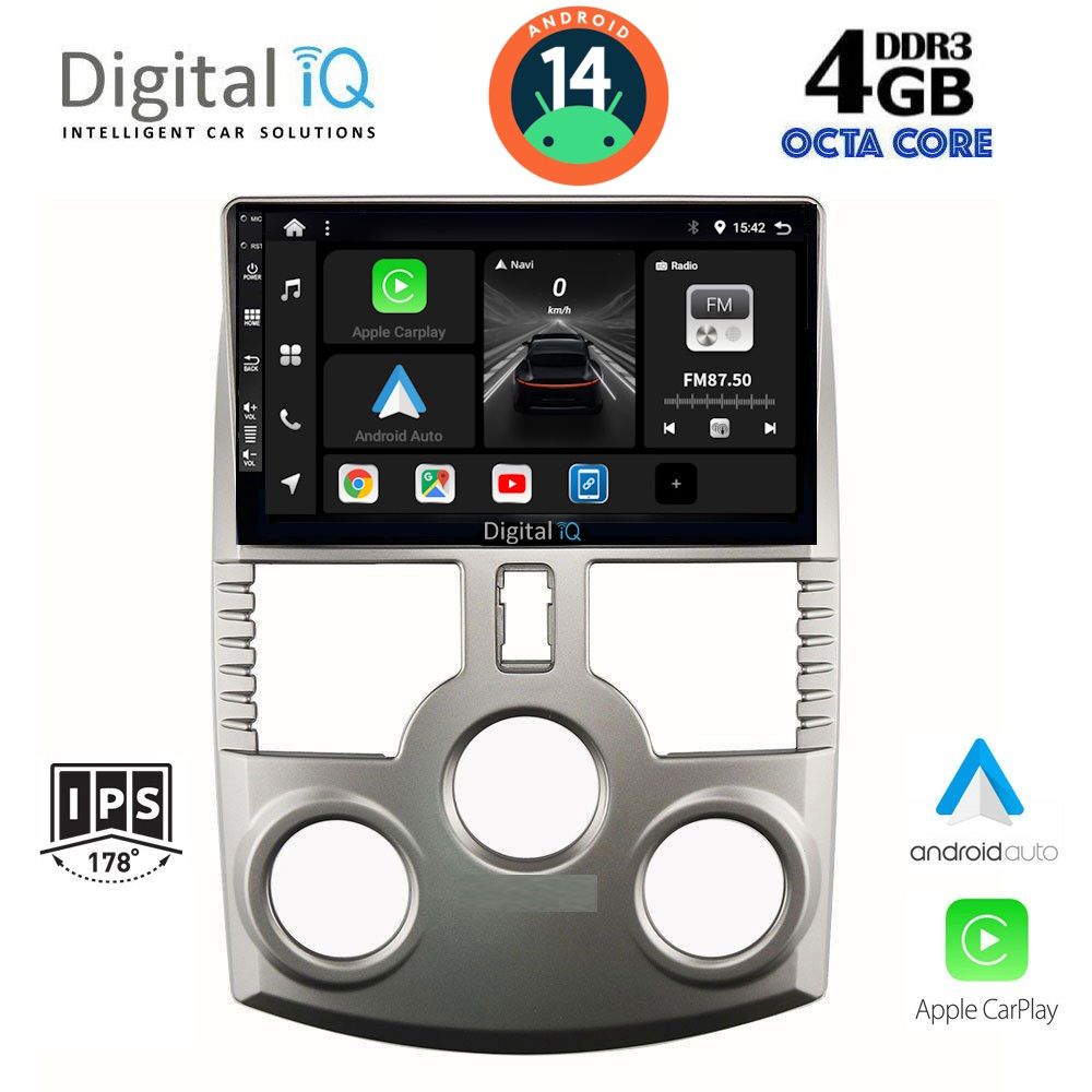 DIGITAL IQ BXF 6126_CPA (9inc) MULTIMEDIA TABLET for DAIHATSU TERIOS mod. 2006-2017