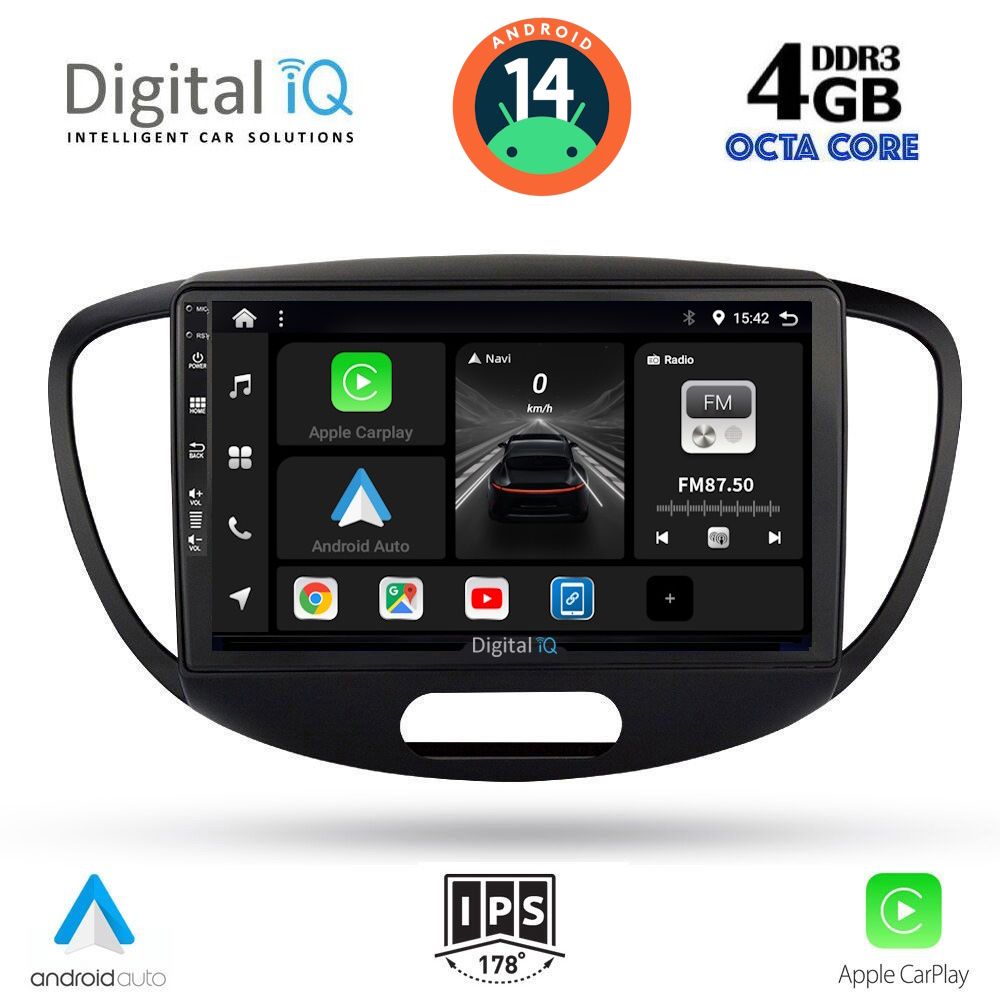 DIGITAL IQ BXF 6223_CPA (9inc) MULTIMEDIA TABLET for HYUNDAI i10 mod. 2008-2013