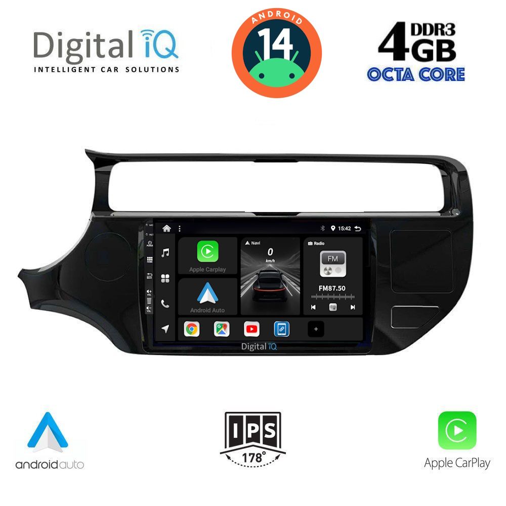 DIGITAL IQ BXF 6315_CPA (9inc) MULTIMEDIA TABLET for KIA RIO mod. 2015-2018