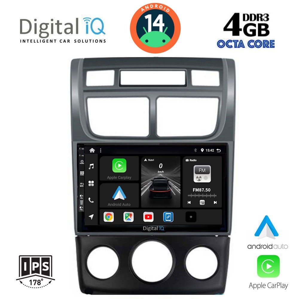 DIGITAL IQ BXF 6324_CPA (A/C) (9inc) MULTIMEDIA TABLET for KIA SPORTAGE mod. 2004-2010