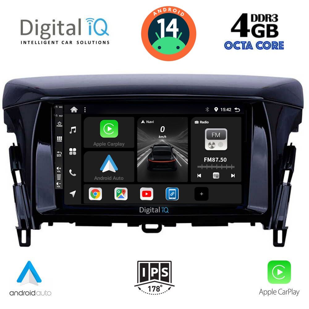 DIGITAL IQ BXF 6432_CPA (9inc) MULTIMEDIA TABLET for MITSUBISHI ECLIPSE CROSS mod. 2018&gt;