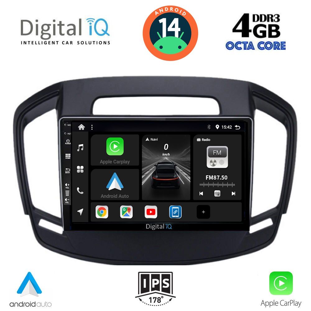 DIGITAL IQ BXF 6492_CPA (9inc) MULTIMEDIA TABLET for OPEL INSIGNIA  mod.2014-2017