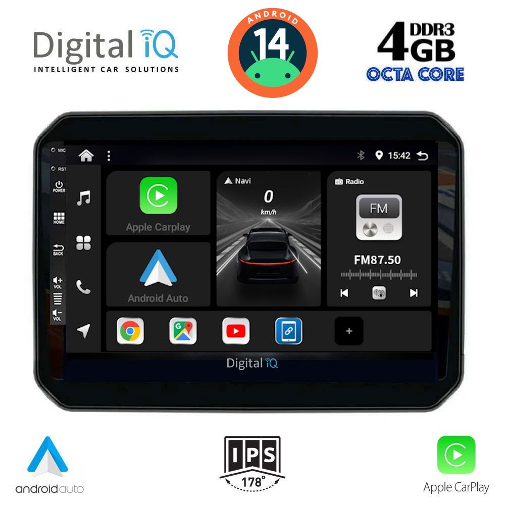 DIGITAL IQ BXF 6676_CPA (9inc) MULTIMEDIA TABLET for SUZUKI IGNIS mod. 2016&gt;