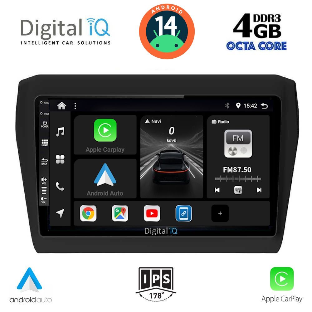 DIGITAL IQ BXF 6686_CPA (9inc) MULTIMEDIA TABLET for SUZUKI SWIFT mod. 2017&gt;