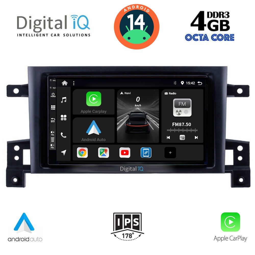 DIGITAL IQ BXF 6696_CPA (9inc) MULTIMEDIA TABLET for SUZUKI GRAND VITARA mod. 2005-2015