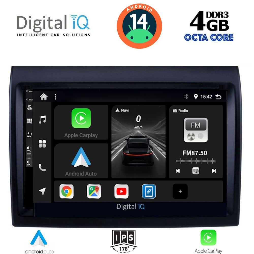 DIGITAL IQ BXF 6140_CPA (9inc) MULTIMEDIA TABLET for FIAT DUCATO mod. 2006-2011