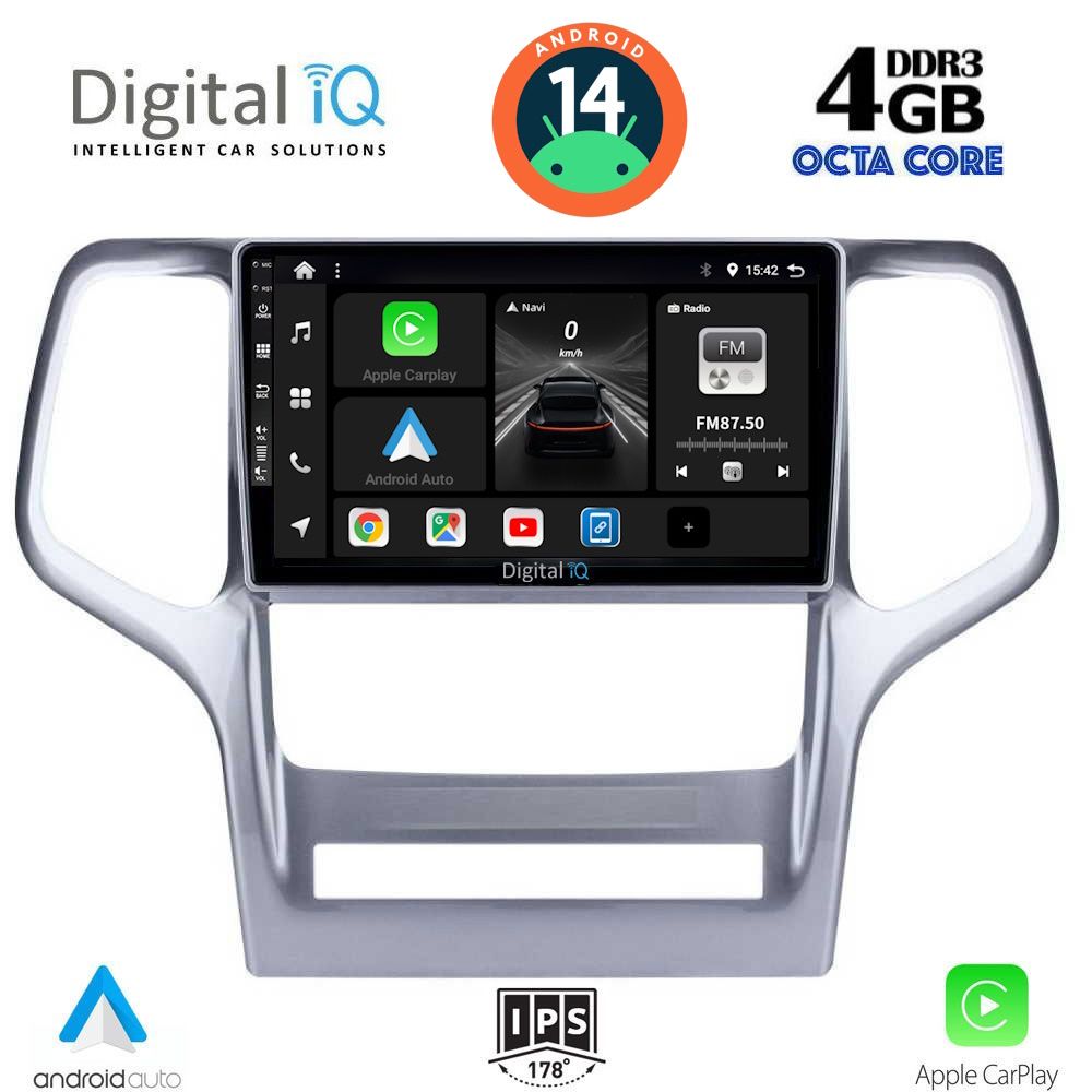 DIGITAL IQ BXF 6282_CPA (9inc) MULTIMEDIA TABLET for JEEP GRAND CHEROKEE mod. 2011-2014