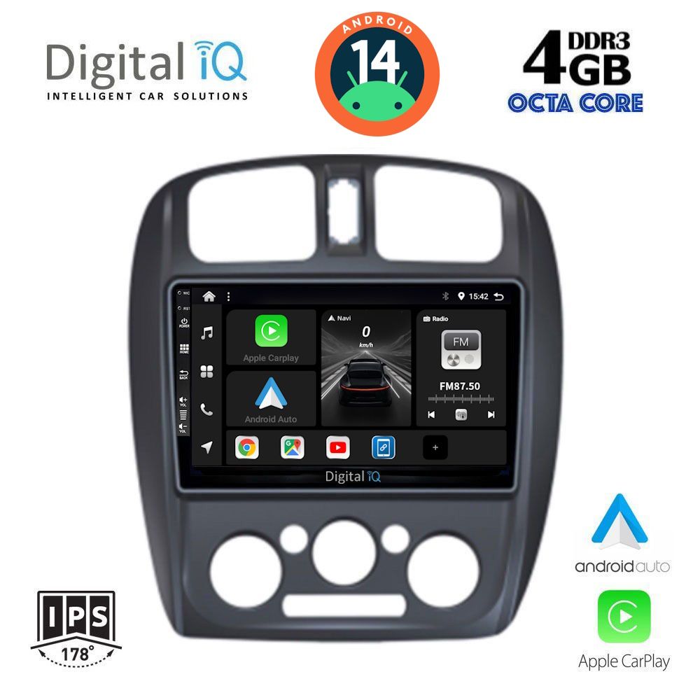 DIGITAL IQ BXF 6363_CPA (9inc) MULTIMEDIA TABLET for MAZDA 323 mod. 1998-2004